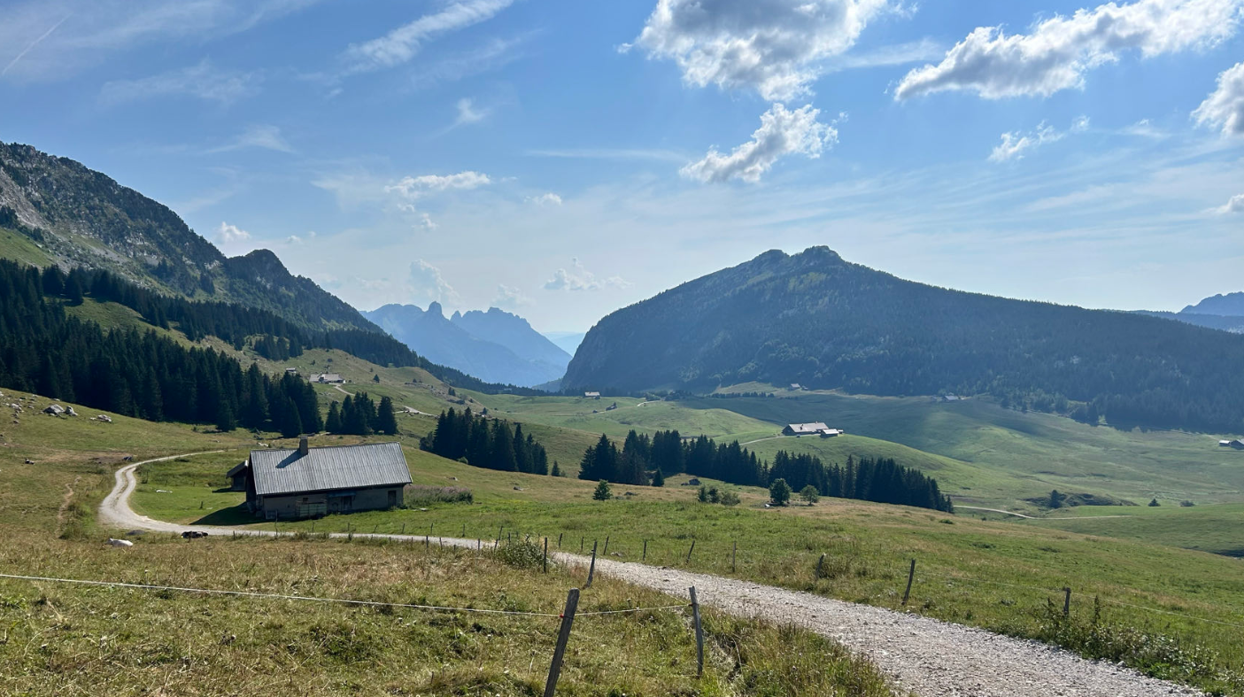 Paysages de montagne dans les Alpes